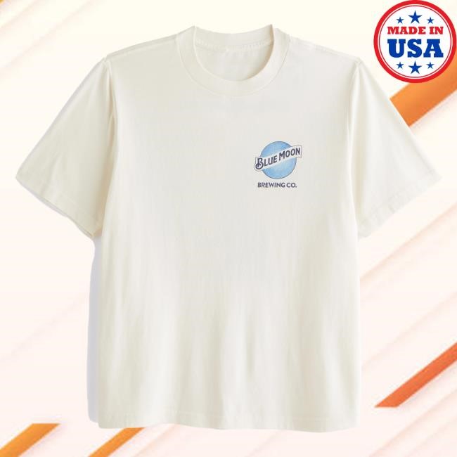 Official Abercrombie And Fitch Apparel Clothing Merch Blue Moon Vintage-Inspired Graphic Shirt Abercrombie Store Shop