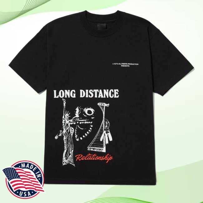 Huf Worldwide Store Shop Huf X Alltimers Coast 2 Coast Tee Shirt