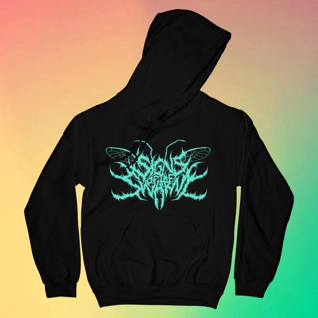 Official Signs Of The Swarm Rising Merch Signs Of The Swarm - The Collection Pull Over Hoodie Risingmerch