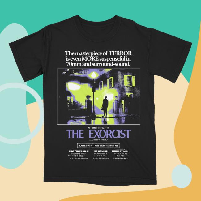Official Studiohouse Designs The Exorcist Movie Promo Shirt
