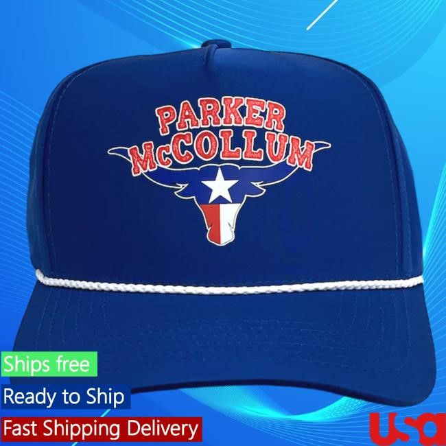 Official Parker Mccollum Merch Shop Royal Texas Longhorn Rope Cap ParkerMccollum