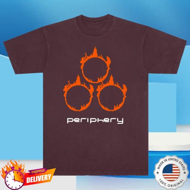 Periphery Official Merch Circle Flames Top Shirt