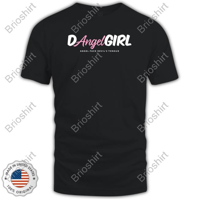 Official Katharina Boger D Angel Girl Angel Face Devil's Tongue T-Shirt
