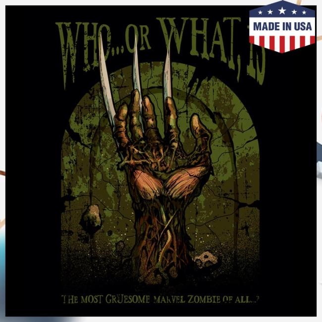 Official Heroes and Villains Merch Store Shop Marvel Zombies Wolverine's Hand Tees Heroes & Villains