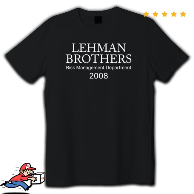 Official Lehman brothers risk management department 2008 Sweatshirt