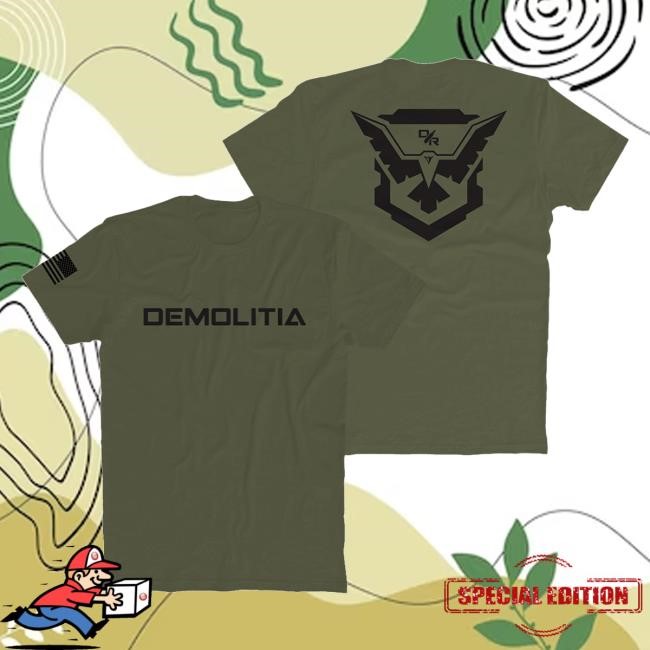 Demolition Ranch Merch Demolitia - Military Green Retro Shirt - Bunker Branding Co