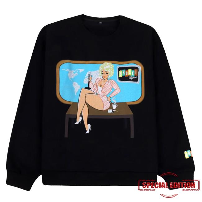 Official Brittany Broski Shop Merch Broski News Watching Sweater