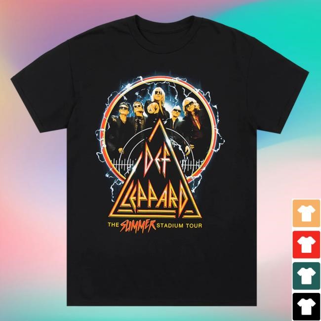 The Summer Stadium Tour 2024 New Tee - Def Leppard Official Store