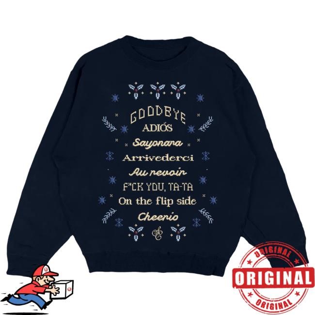 Official Sabrina Carpenter Merch Store Sabrina Carpenter Goodbye Sweatshirt SabrinaCarpenter