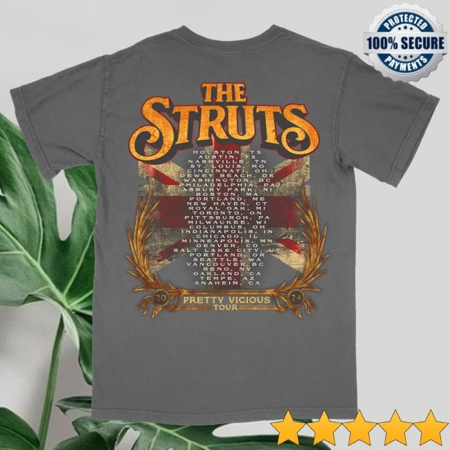 Official The Struts Pretty Vicious Tour Photo Shirt