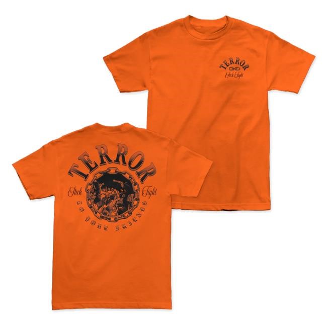 Terror "Stick Tight Chain" New T-Shirt Cold Cuts Merch