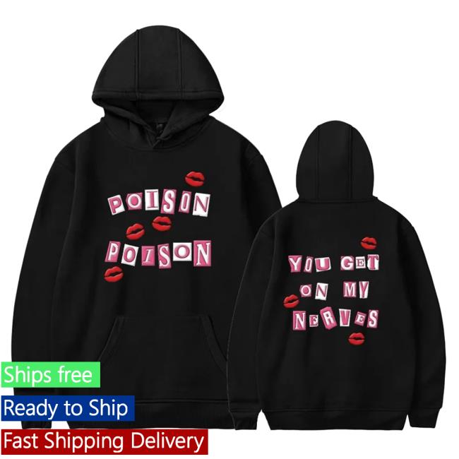 Renee Rapp Merch Poison Poison Sweartshirt (Black)