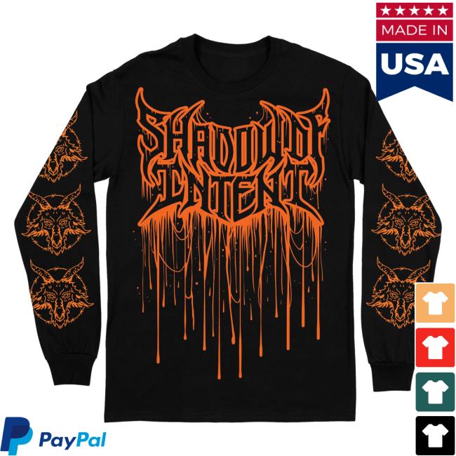 Official Shadow Of Intent Rising Merch Shadow Of Intent - Dripping Logo Long Sleeve T-Shirts Risingmerch