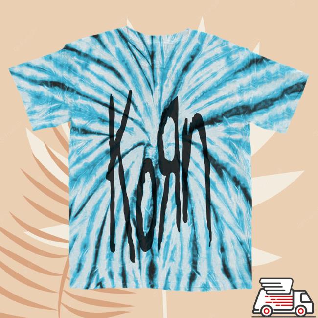 Official Korn Clothing Store Shop Merch Tie-Dye Korn Summer Sky Tie Dye Top Shirt