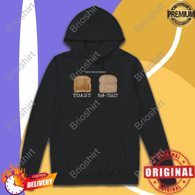 Tylertube Know The Difference Toast Raw-Toast Tee Shirt Bunkerbranding
