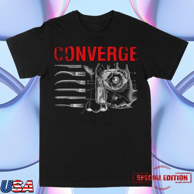 Official IndieMerchstore Converge "Scalpel" Shirts