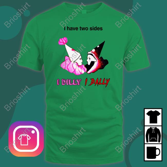 Whotfisjovana I Have Two Sides I Dilly I Dally Hooded Sweatshirt