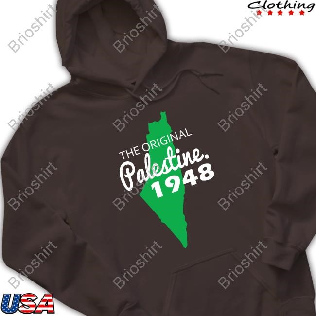 The Origianl Palestine 1948 Map Short Sleeve Shirt