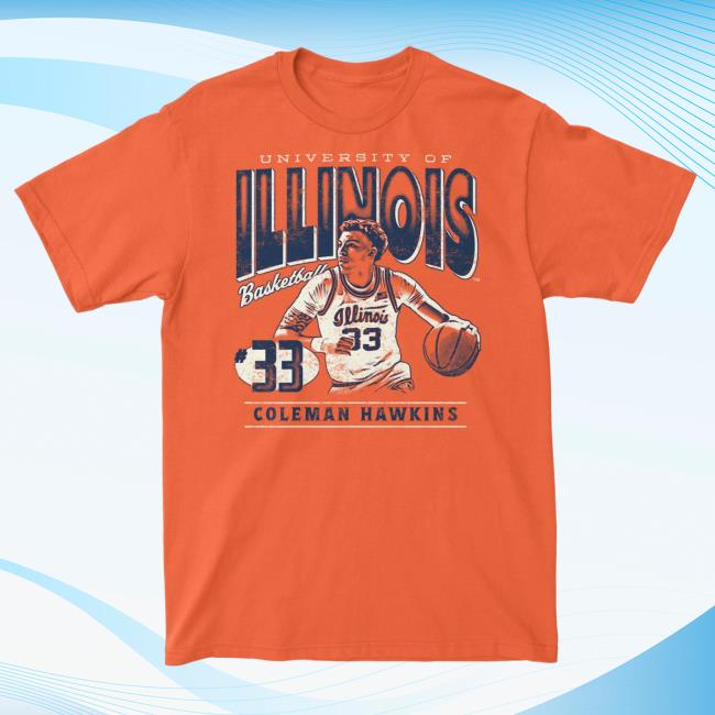 The Illinois Nil Store University Of Illinois Coleman Hawkins T Shirt