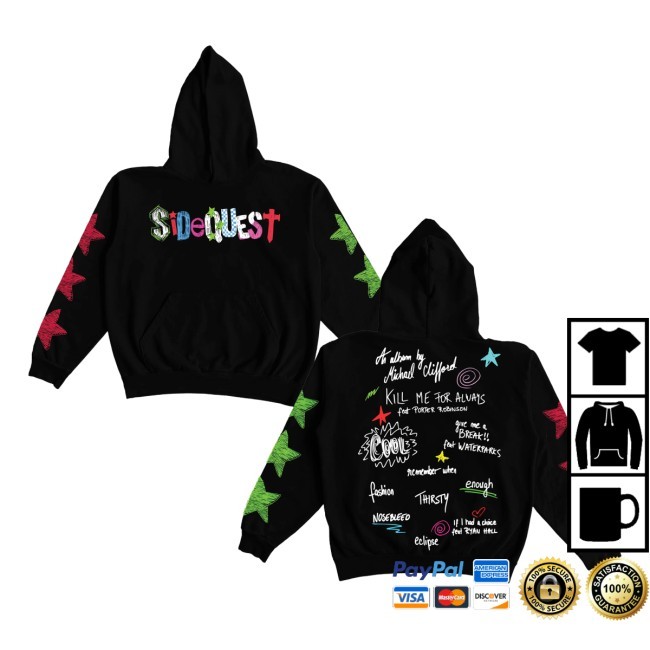 Michael Clifford 'Sidequest' Long Sleeve Hoodie Michael Clifford