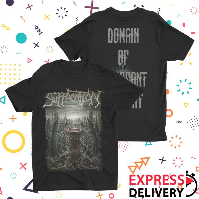 Official Night Shift Merch Indie Merch Store Suffocation - Domain Of Incessant Torment Shirt New Nightshiftmerch Indiemerchstore