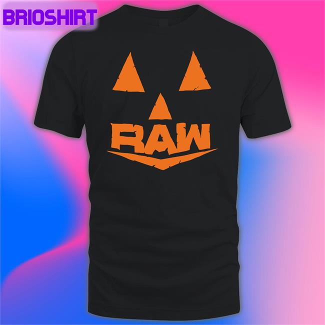 Wwe Shop Raw Halloween Jack O Lantern Tee Shirt Ɔ Wrestling