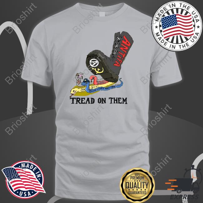 Antifa Tread On Them Shirt Yellow