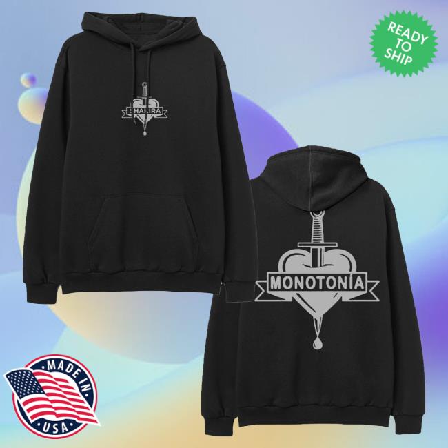 Official Shakira Merch Store Monotonía Sweatshirt - Black Shakira Apparel Clothing Shop