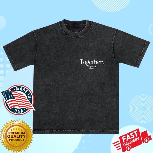Official Senvoler Store Shop Senvoler Studio Never Alone T Shirt - Carbon Black