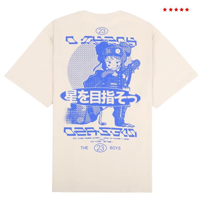 Official The Boys Merch Store Neocity Tee Off-White/Blue TheBoys Shop