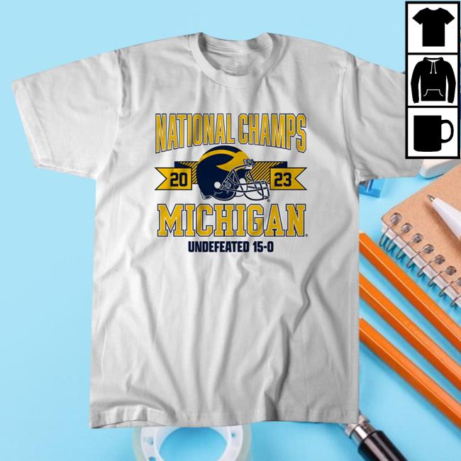 Official Breaking T Michigan Football: National Champions Arched Helmet Hot Shirt