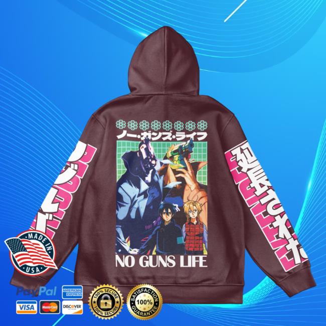 Official Anime Ape Clothing No Guns Life Streetwear AOP Sweaters 3D All Over Print Animeape