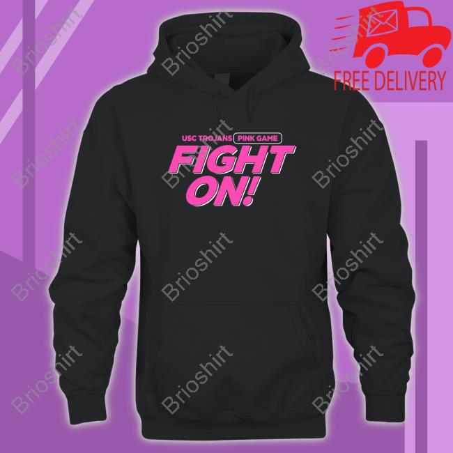 Official Lindsay Gottlieb Usc Trojans Pink Game Fight On Sweatshirt