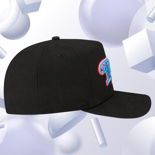 Official Born X Raised + Texans Pro Script A-Frame Snapback Cap: Black NFL 2025 Kickoff
