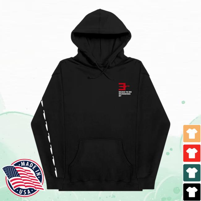 Eminem Slim Shady Clothing Shop Store Slim Shady Mtbmb Music To Be Murdered By Knife Pullover Hoodie Black SlimShady Merch