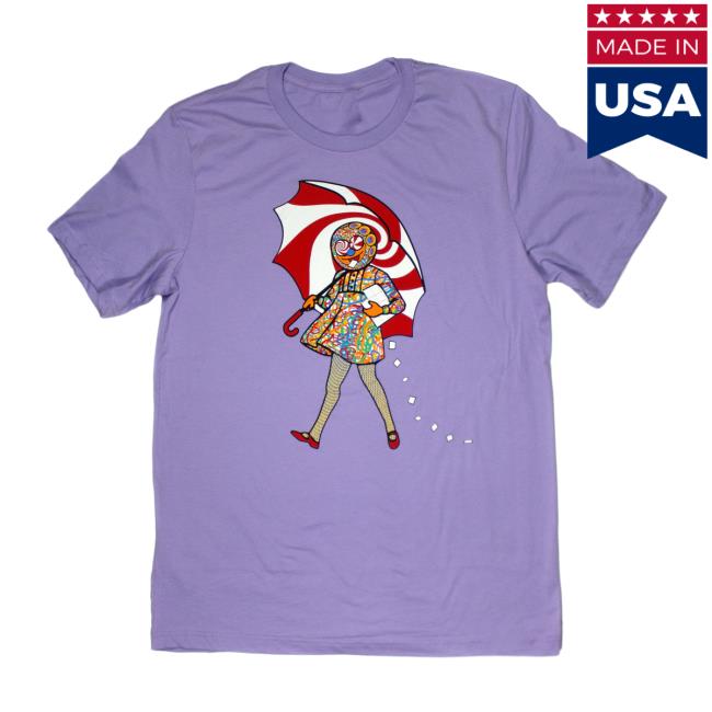 Official Slinger Apparel Store Shop Acid Eater Girl Shirt New Lavender Purple Pyroscopic