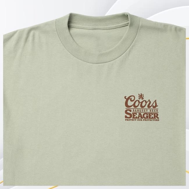 Official Coors Banquet Seager x Coors Banquet Hotshots Hot Shirt Desert Green