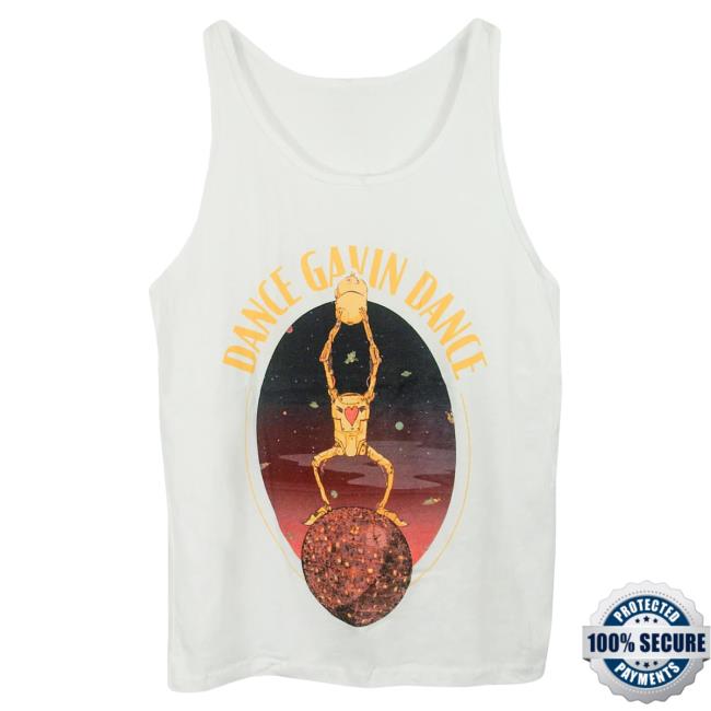 Official Dance Gavin Dance Merch Worship White Tank Top T-Shirt