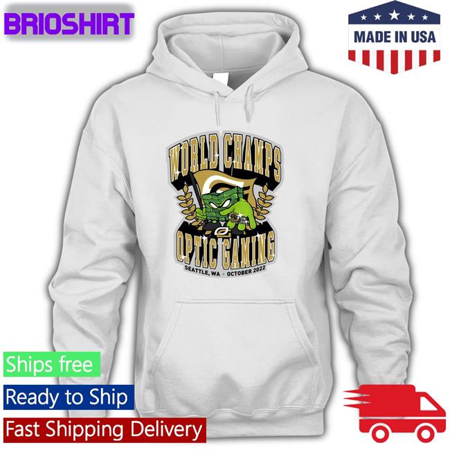Optic Gaming Merch Optic Hecz Hcs World Champions Hoodie Opticgaming World Champs Optic Gaming Seattle Wa October 2022