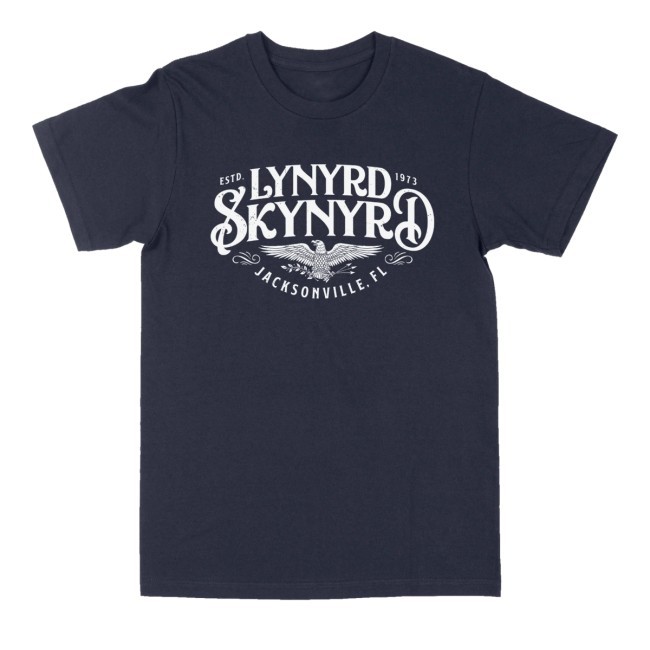 Vintage Flourish Navy Shirt Lynyrd Skynyrd Store Apparel