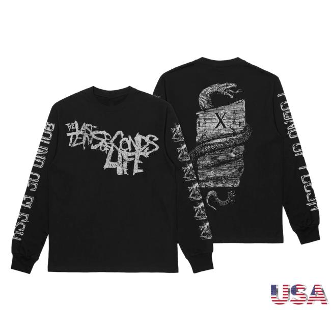 Official The Last Ten Seconds Of Life Rising Merch The Last Ten Seconds Of Life - Pound Of Flesh Long Sleeve Top Shirt Risingmerch
