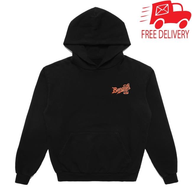 Unisex Cincinnati Bengals Born x Raised Black Pro Script Tee NFL Shop Store