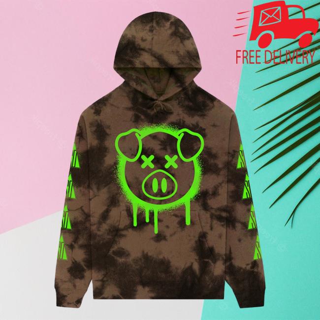 Shane Dawson Merch Spray Paint Pig Dye Sweatshirt