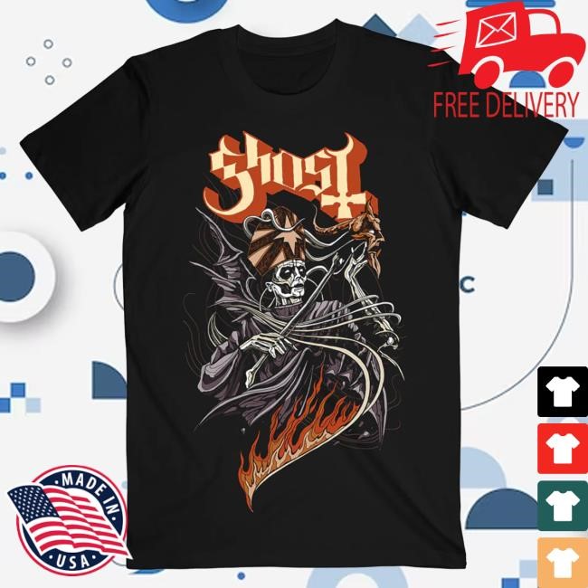 Official Ghost Band Rock Backstreet Merch Store Shop Model Five Au Tour T Shirt