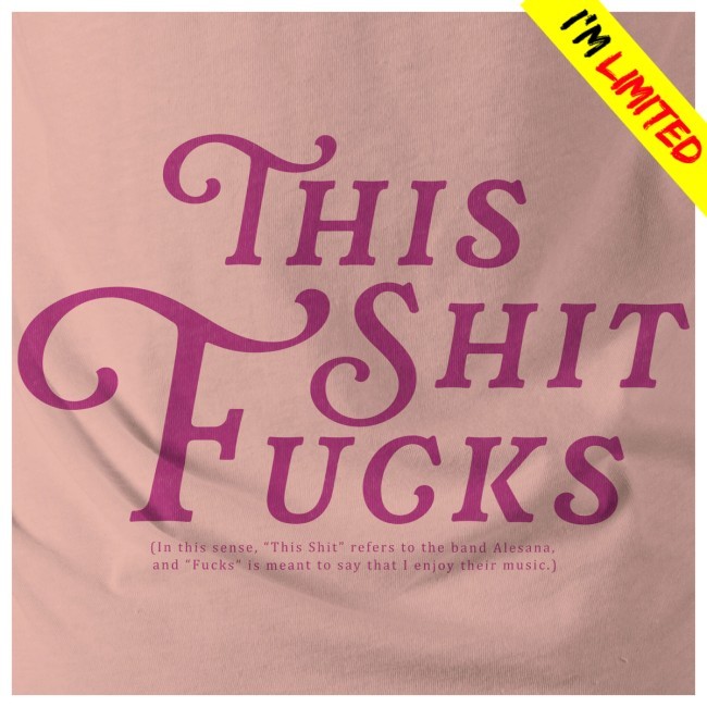 Alesana This Shit Fucks Tee Alesana Band Merch Shop