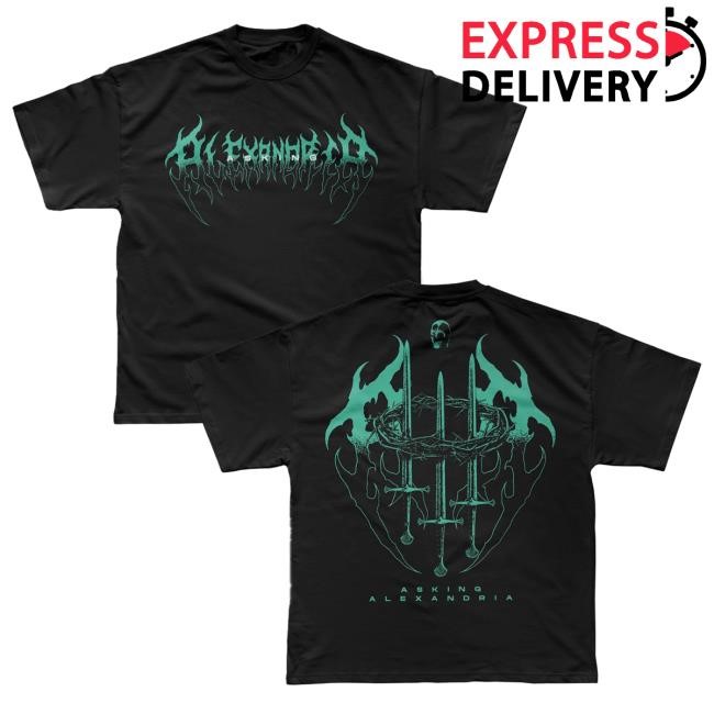 Crown Sword New T-Shirt Asking Alexandria Store