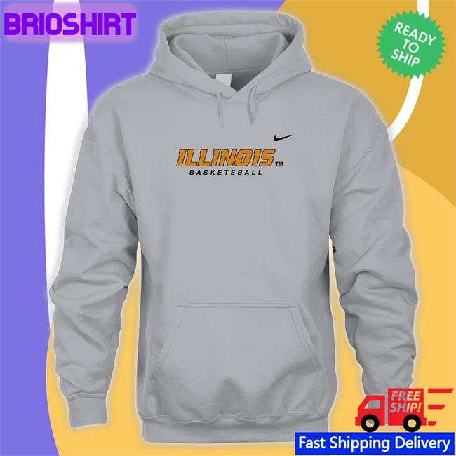 Illinois Basketeball White TShirts Coleman Hawkins