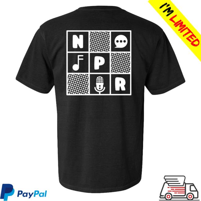 Official Npr Merch Npr Block Art Shirt