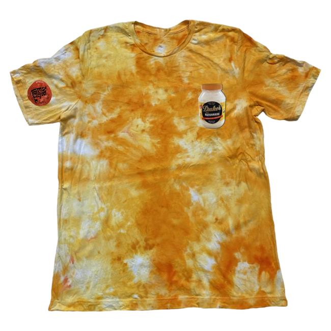 Official Mr Eatwell Clothing Mr Eatwell X Duke's Mayo Shirts In Mustard Ice Tie Dye Mreatwell