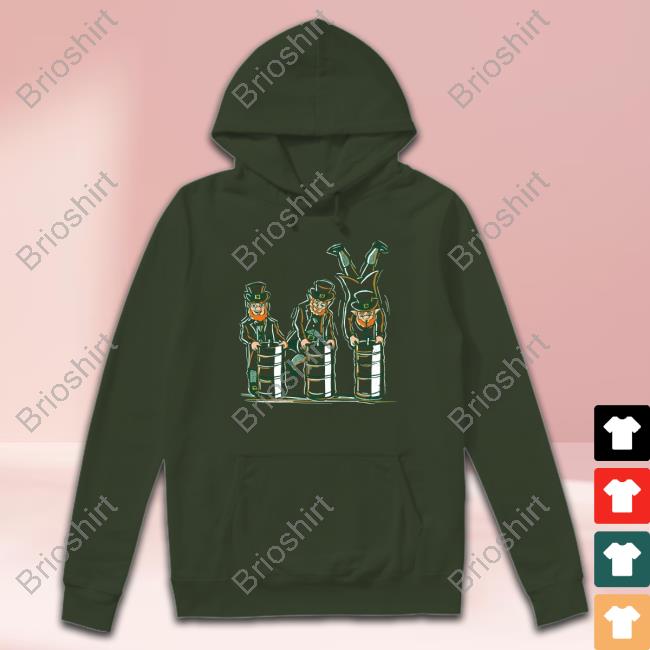 Barstool Sports Leprechaun Keg Stand Crew Official Leprechaun Keg Stand Hoodie